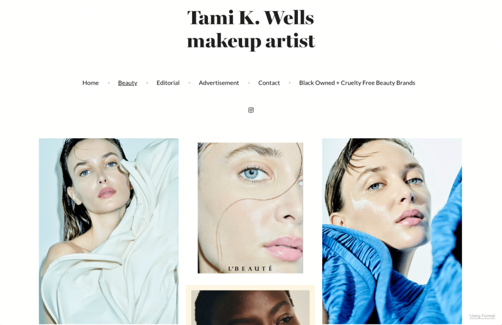 Tami K Wells Makeup artist portfolio