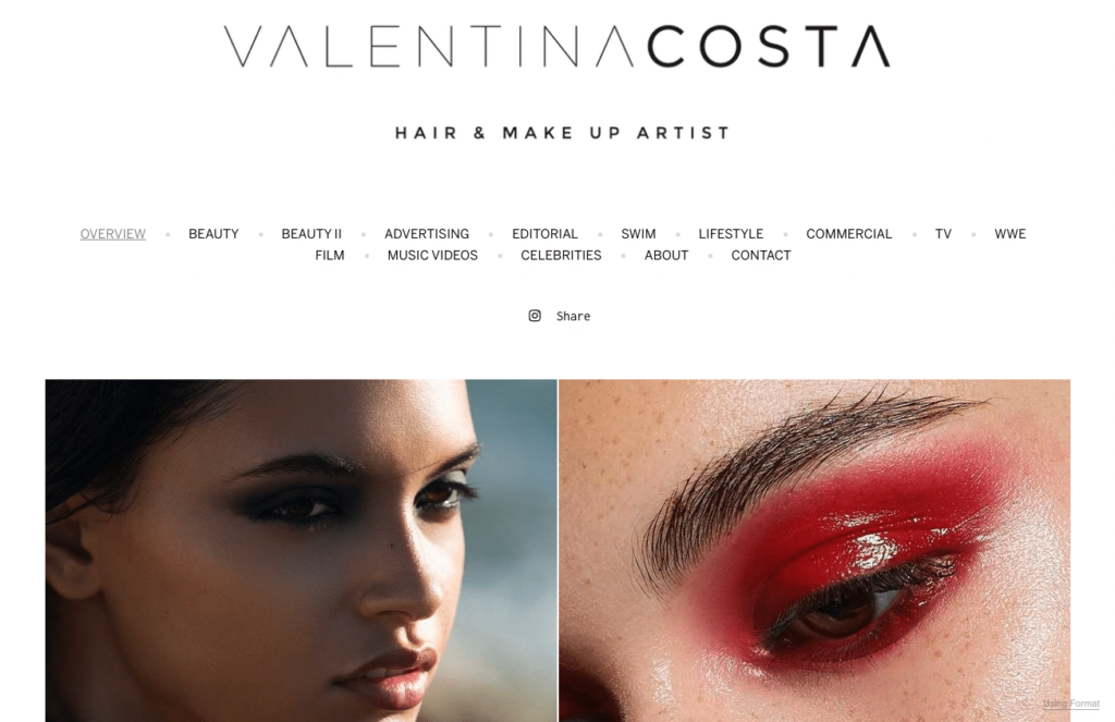 Valentina Costa Makeup artist portfolio